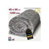 CarAda Profesyonel Mikrofiber Oto Kurulama Ve Temizlik Havlusu 1200 Gsm / 40cmx60cm