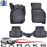 Caraks Audi A3 HB 2020 Sonrası Siyah 3D Havuzlu Paspas
