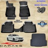 Caraks Bmw G20 2020 Sonrası 3D Bagaj Havuzu ve Havuzlu Paspas