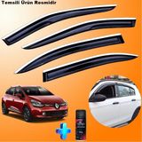 Caraks Clio 4 Stw Mügen Cam Rüzgarlığı Abs Nikelajlı Cam Rüzgarlığı 2012-2019 4 Lü + Ebrayn 150 ml Koku