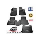 Caraks Fiat Doblo 1 2000-2010 3D Bagaj Havuzu ve Havuzlu Paspas