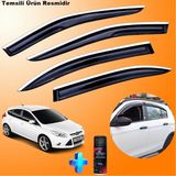 Caraks Ford Focus 3 Hb Mügen Cam Rüzgarlığı Abs Nikelajlı Cam Rüzgarlığı 2011-2015 4 Lü + Ebrayn 150ML Koku