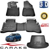 Caraks Hyundai Tucson 2015-2020 3D Bagaj Havuzu ve Havuzlu Paspas