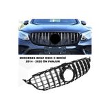 Caraks Mercedes W205 C Serisi Spor Ön Panjur Izgaralı Piano Black & Krom Şeritli 2014-2020 1. Kalite
