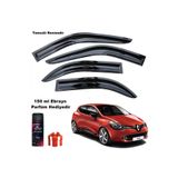 Caraks Renault Clio 4 Mügen Cam Rüzgarlığı Hb 2012-2019 Arası 4 Lü Takım Koku Hediyeli