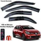 Caraks Renault Clio 4 Mügen Cam Rüzgarlığı Stw 2012-2019 Arası 4 Lü Takım Koku Hediyeli