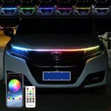Caralp Drl Ön Kaput Gündüz Ledi App ve Kumanda Kontrol 1.5 Metre Rgb LED Şerit Golf 8 Dizayn