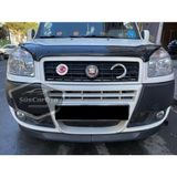 Caralp Fiat Doblo D2 2005-2010 Uyumlu Üniversal Astra H Lip Esnek Ön Lip 2 Parça Tampon Altı Dil Karlık Ön Ek - Siyah