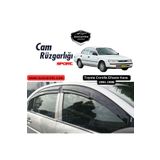 caralp Toyota Corolla AE101 Efsane Kasa 1991-1998 Uyumlu Mugen Cam Rüzgarlığı Seti Piano Black 4'lü İthal