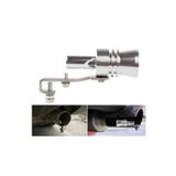caralp Üniversal Egzoz Islık Aparatı Egzoz Ucu Turbo Sesi Large 29 mm KROM