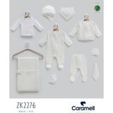 Caramell % 100 Müslin 10 Lu Hastane Çıkışı Müslin 2276 - Ekru - Yenidoğan