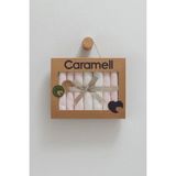Caramell %100 Pamuk Cute Rabbit Mendil CRML.MND1491 - Ekru - 0 - 1 Yaş