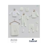 Caramell %100 Pamuk Love Time 10 Parça Hastane Çıkışı Zıbın Seti Yeşil Crml.zk2250.ysl