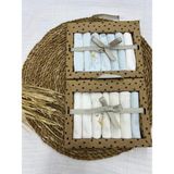 Caramell (2 Paket 7'li) Desenli Penye Bebek Ağız Mendili 2025 - 20 x 20 cm - Standart
