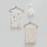 Caramell 2'li Battaniye 80X85 cm 2466 - Bej - 80 x 85 cm