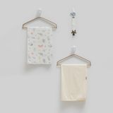 Caramell 2'li Battaniye 80X85 cm 2469 - Ekru - 80 x 85 cm