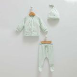 Caramell 2'li Bebek Takımı 1196 - Yeşil - 6 - 9 Ay