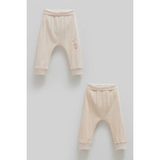 Caramell All Tıme Boy Ikili Bebek Pantolon - Bej - 74-80 cm Bej - 9 - 12 Ay