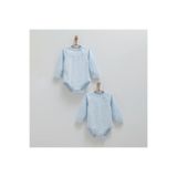 caramell Bebek Body 1463,Mavi 9-12 Ay