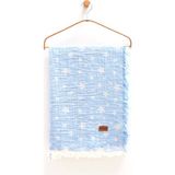Caramell Bebek Müslin Battaniye 100X120 cm BTE1974 - Mavi - 100 x 120 cm