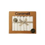 Caramell Bebek Soft Girl Penye Ağız Mendili - 7 Li - Ekru %100 Organik