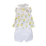 Caramell Bebek Takımı - 3 Lü - Tkk6178 - Lemon - Beyaz