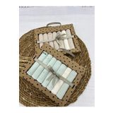 Caramell Desenli Penye Bebek Ağız Mendili 2x7'li 2 Paket