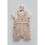 Caramell Free Boy Müslin Salopet - Kahverengi - 62-68 cm Kahverengi - 3 - 6 Ay