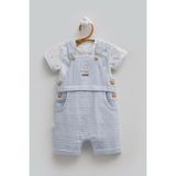Caramell Free Boy Müslin Salopet - Mavi - 80-86 cm Mavi - 12 - 18 Ay