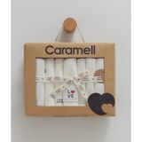 Caramell Incibaby Pamuk Bebek Ağız Mendili 20X20 - 0 - 1 Yaş - Ekru