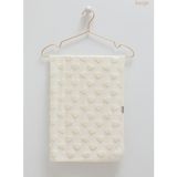 Caramell Incibaby Sweet Dreams Premium Pamuk Kalp Detaylı Kız Bebek Battaniyesi 85X95 - Bej