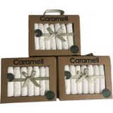 Caramell Llama Kids 3 'lü Pamuk 7li Bebek Mendili - 0 - 6 Ay - Beyaz-WT20
