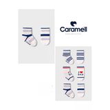 Caramell Pamuklu Erkek Bebek 3'Lü Çorap 0-3 Ay Crml.coe2122
