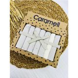Caramell Uçan Balon Desenli Penye Bebek Ağız Mendili 7'li Organik Pamuk Cinsiyetsiz
