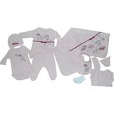 Caramell ZK4042 Happy Love Ekru Kız Bebek 10 Lu Hastane Çıkışı - Yenidoğan