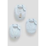 caramell%100 Pamuk Good Baby 3'Lü Mama Önlüğü Crml.One1840 Mavi Mavi