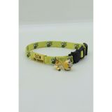 caramelos Güvenlik Kilit İsimli Kedi Tasması-Sallanmayan İsimlik-Çelik Kedi Künyesi- Kedi isimlik-Safety Click DESEN-18-Tek Ebat