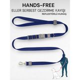 Caramelos Hands-Free Eller Serbest Gezdirme Kayışı- Köpek Gezdirme Kayışı - Eller Serbest- Köpek Gezdirme Ipi - Lacivert