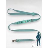 caramelos Hands-Free Eller Serbest Gezdirme Kayışı- Köpek Gezdirme Kayışı - Eller Serbest- Köpek Gezdirme İpi Mavi-Tek Ebat