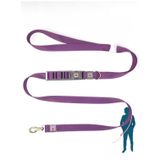 caramelos Hands-Free Eller Serbest Gezdirme Kayışı- Köpek Gezdirme Kayışı - Eller Serbest- Köpek Gezdirme İpi Mor-Tek Ebat