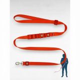 caramelos Hands-Free Eller Serbest Gezdirme Kayışı- Köpek Gezdirme Kayışı - Eller Serbest- Köpek Gezdirme İpi Turuncu-Tek Ebat