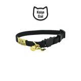 caramelos isimli, Güvenlik Kilitli Kedi Tasması-, isimlikli Kedi Tasması, Kedi Künyesi, Safety Click SİYAH1-Tek Ebat