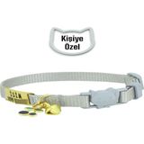 Caramelos Isimli, Güvenlik Kilitli Kedi Tasması- , Isimlikli Kedi Tasması, Kedi Künyesi, Safety Click