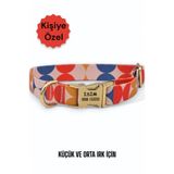 caramelos İsimli Köpek Tasması, Köpek Künyesi, Isimlik, Küçük Irk Ve Orta Irk, Kişiye Özel Metal Kilit, 2 Cm DESEN 4-Tek Ebat
