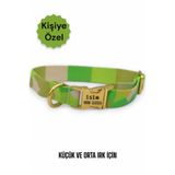 caramelos İsimli Köpek Tasması, Köpek Künyesi, Isimlik, Küçük Irk Ve Orta Irk, Kişiye Özel Metal Kilit, 2 Cm DESEN 8-Tek Ebat