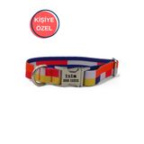 caramelos İSİMLİ KÖPEK TASMASI, KÖPEK KÜNYESİ, KÖPEK İSİMLİK, İSME ÖZEL TASMA, KİŞİYE ÖZEL TASMA, METAL KİLİT DESEN 3-Tek Ebat