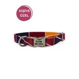 caramelos İSİMLİ KÖPEK TASMASI, KÖPEK KÜNYESİ, KÖPEK İSİMLİK, İSME ÖZEL TASMA, KİŞİYE ÖZEL TASMA, METAL KİLİT DESEN 8-Tek Ebat