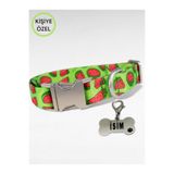 caramelos İSİMLİ KÖPEK TASMASI, KÖPEK KÜNYESİ, KÖPEK İSİMLİK, KİŞİYE ÖZEL TASMA, METAL KİLİT, KÖPEK TASMA DESEN 5-Tek Ebat