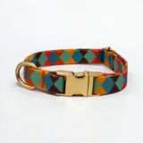 Caramelos İsimli Köpek Tasması, Küçük Irk ve Yavru Köpek için, Metal Kilit, 1,5 CM (BAKLAVA, SMALL)