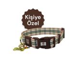 CARAMELOS İSİMLİ KÖPEK TASMASI, ORTA VE BÜYÜK IRK, ÇELİK İSİMLİKLİ, KİŞİYE ÖZEL TASMA 2,5 CM